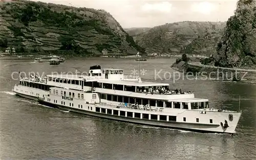 AK / Ansichtskarte Motorschiffe M.S. Berlin Koeln Duesseldorfer Rheindampfschifffahrt  Motorschiffe