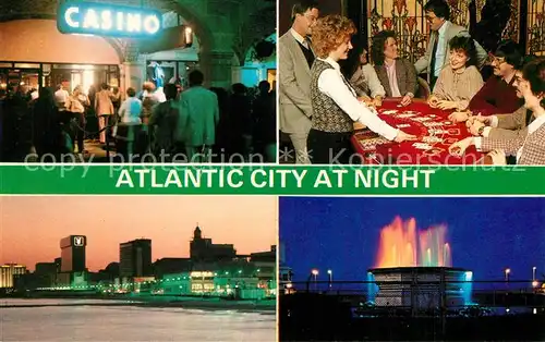 AK / Ansichtskarte Casino_Spielbank Atlantic City Blackjack Table Park Place  Casino Spielbank