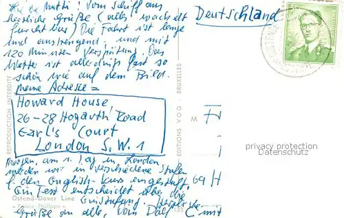 AK / Ansichtskarte Schiffe_Ships_Navires Prince Philippe Ostend Dover Line  Schiffe_Ships_Navires