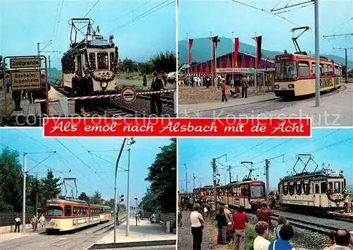 AK / Ansichtskarte Strassenbahn Jugenheim Alsbach  Strassenbahn