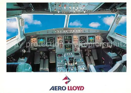 AK / Ansichtskarte Flugzeuge_Zivil Aero Lloyd Airbus A320 Flugzeuge Zivil