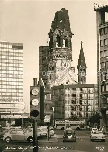 AK / Ansichtskarte Foto_Popp_Nr. 3165 Berlin Kaiser Wilhelm Gedaechtniskirche  Foto_Popp_Nr.