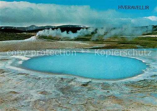 AK / Ansichtskarte Geysire_Vulcans_Geysers_Vulkane Blahver oeskurhver Hveravellir Central Iceland Geysire_Vulcans