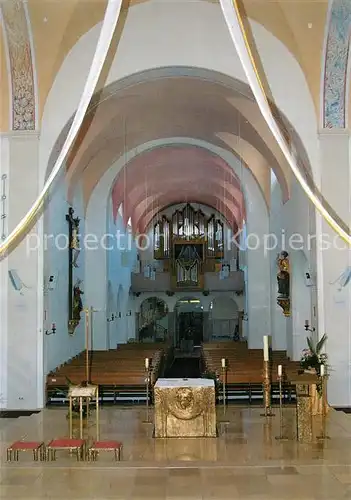 AK / Ansichtskarte Kirchenorgel Kirche St. Stephan Waldmuenchen  Kirchenorgel