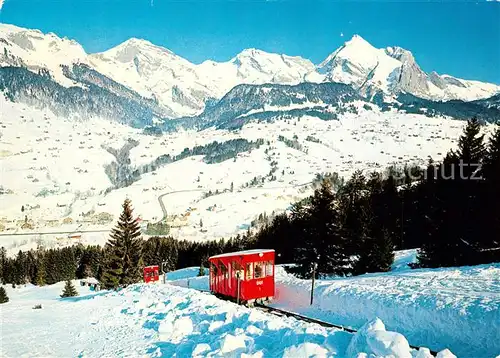 AK / Ansichtskarte Bergbahn Obertoggenburg Unterwasser Stoss Saentis Schafberg Bergbahn