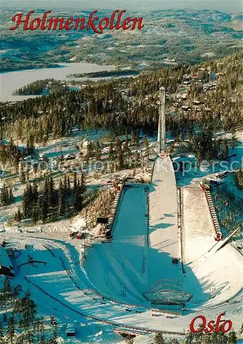 AK / Ansichtskarte Ski Flugschanze Holmenkollen Oslo Ski Flugschanze