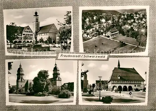 AK / Ansichtskarte Freudenstadt Hotel Posterholungsheim Rathaus Freudenstadt