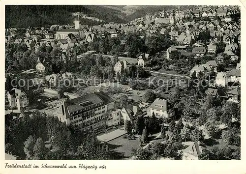 AK / Ansichtskarte Freudenstadt Kurhaus St. Elisabeth Fliegeraufnahme Freudenstadt