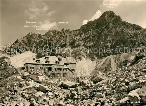 AK / Ansichtskarte Immenstadt_Allgaeu Prinz Luitpoldhaus Hochvogel Madonna Immenstadt_Allgaeu