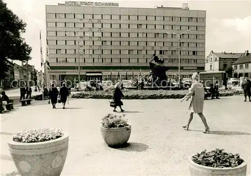 AK / Ansichtskarte Schwerin_Mecklenburg Hotel Stadt Schwerin Schwerin_Mecklenburg
