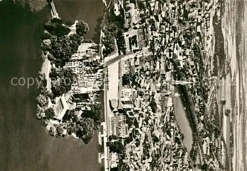 AK / Ansichtskarte Schwerin_Mecklenburg Fliegeraufnahme Schwerin_Mecklenburg