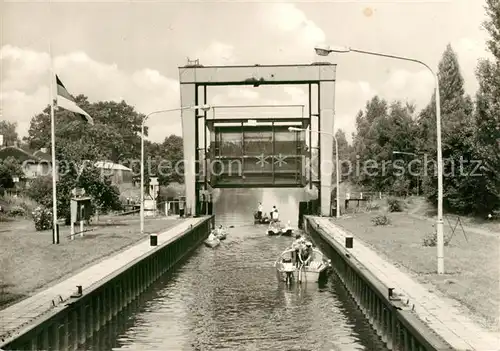 AK / Ansichtskarte Mirow Schleuse Mirow
