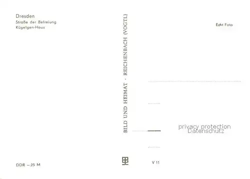 AK / Ansichtskarte Dresden Strasse der Befreiung Kuegelgen Haus Dresden