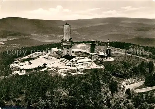 AK / Ansichtskarte Feldberg_Taunus Fliegeraufnahme Fernseh  UKW Sender Feldberg Taunus