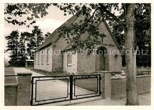 AK / Ansichtskarte Ahlerstedt Neuapostolische Kirche Doosthof Ahlerstedt