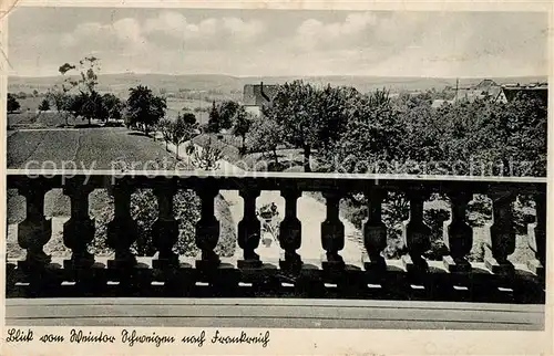 AK / Ansichtskarte Schweigen Rechtenbach Blick vom Weintor nach Frankreich Schweigen Rechtenbach