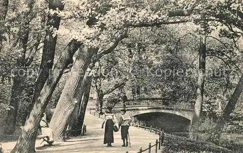 AK / Ansichtskarte Berlin Tiergarten Rousseau Insel Bruecke Berlin