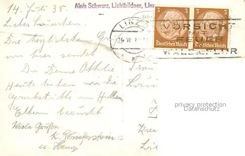 AK / Ansichtskarte Linz_Donau Stadtpanorama Linz_Donau