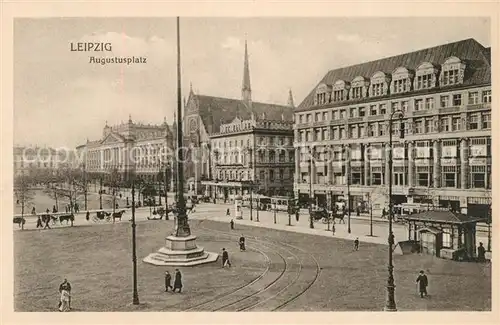 AK / Ansichtskarte Leipzig Augustusplatz Leipzig