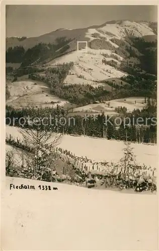 AK / Ansichtskarte Kirchberg_Tirol Fleckalm Winterpanorama Kirchberg Tirol