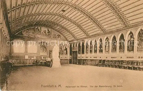 AK / Ansichtskarte Frankfurt_Main Kaisersaal im Roemer Denkmal Frankfurt Main