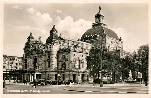 AK / Ansichtskarte Frankfurt_Main Schauspielhaus Frankfurt Main