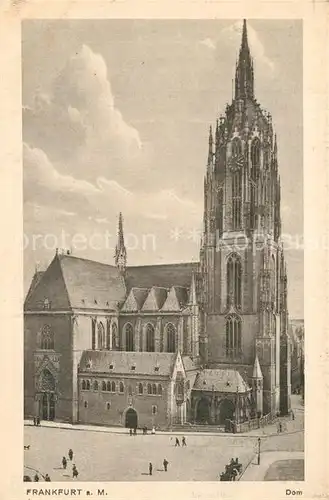 AK / Ansichtskarte Frankfurt_Main Dom Frankfurt Main