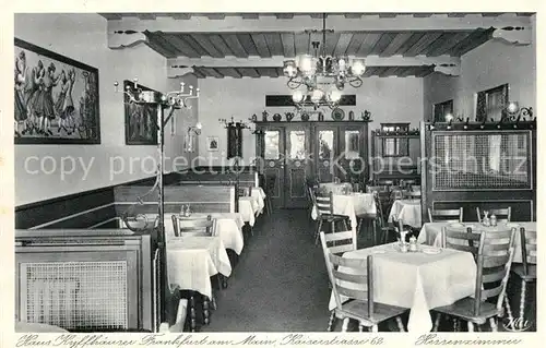 AK / Ansichtskarte Frankfurt_Main Haus Kyffhaeuser Restaurant Hessenzimmer Frankfurt Main