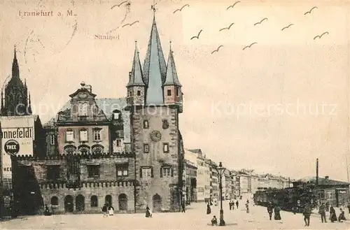 AK / Ansichtskarte Frankfurt_Main Saalhof Frankfurt Main