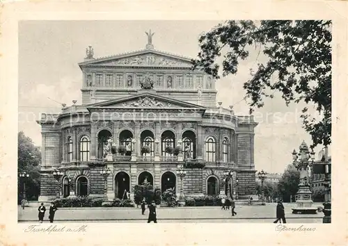 AK / Ansichtskarte Frankfurt_Main Opernhaus Frankfurt Main