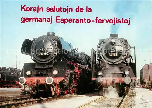 AK / Ansichtskarte Lokomotive 03 1010 Bw Halle P 62 015 Bw Dresden Bahnhof Radebeul Ost  Lokomotive