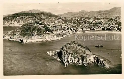 AK / Ansichtskarte San_Sebastian_Guipuzcoa Vista desde el Monte Igueldo San_Sebastian_Guipuzcoa