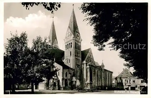 AK / Ansichtskarte Eichstaett_Oberbayern Dom Eichstaett_Oberbayern