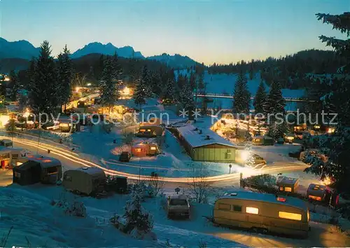 AK / Ansichtskarte Klais Winter Campingplatz Tennsee Klais