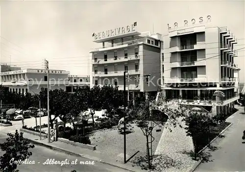 AK / Ansichtskarte Cattolica Alberghi al mare Cattolica