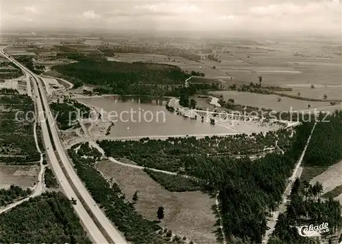 AK / Ansichtskarte Garbsen Auto Rast Strandbad Camping Fliegeraufnahme Garbsen