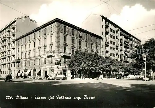 AK / Ansichtskarte Milano Piazza Sei Febbraio ang Boezio Milano