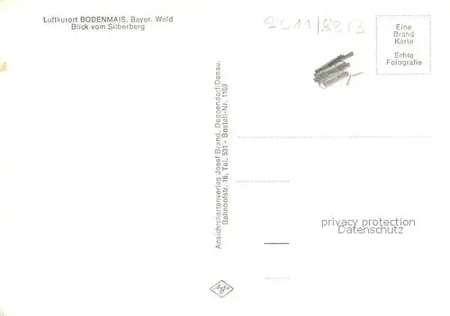AK / Ansichtskarte Bodenmais Blick vom Silberberg Bodenmais