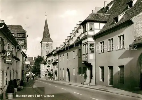 AK / Ansichtskarte Bad_Krozingen Hauptstrasse mit Litschgi Haus Bad_Krozingen