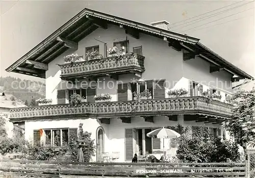 AK / Ansichtskarte Kitzbuehel_Tirol Pension Schwabl Kitzbuehel Tirol