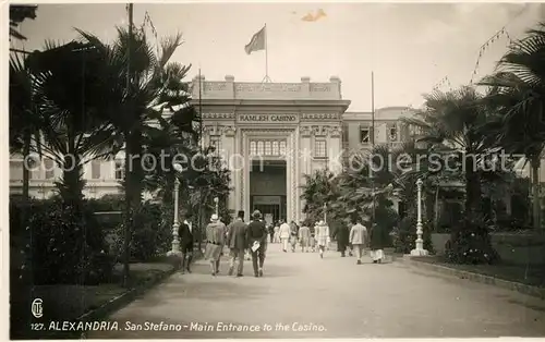 AK / Ansichtskarte San_Stefano Main Entrance to the Casino San_Stefano