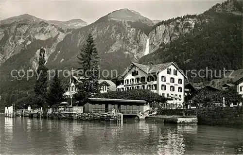 AK / Ansichtskarte Brienz_Brienzersee Hotel Baeren Brienz Brienzersee