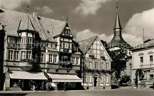 AK / Ansichtskarte Blomberg_Lippe Marktplatz Blomberg Lippe