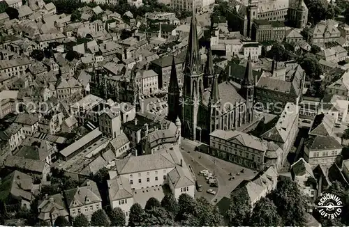 AK / Ansichtskarte Oldenburg_Niedersachsen Lambertikirche Fliegeraufnahme Oldenburg Niedersachsen