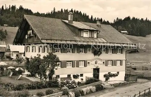 AK / Ansichtskarte Oberstaufen Schrothkurheim Haus Bingger Oberstaufen