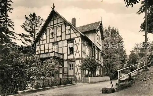 AK / Ansichtskarte Wernigerode_Harz Heilstaette Kuesters Kamp Haus Anna Wernigerode Harz