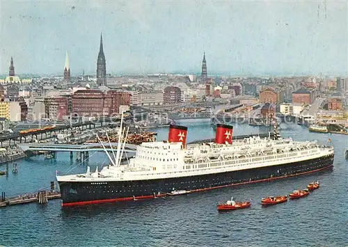 AK / Ansichtskarte Dampfer_Oceanliner Hanseatic Hamburg Dampfer Oceanliner