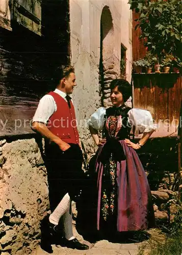 AK / Ansichtskarte Trachten_oesterreich Montafon Trachten_oesterreich