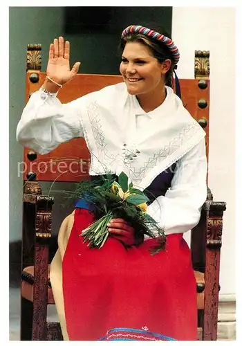 AK / Ansichtskarte Adel_Schweden Kronprinsessan Victoria  Adel Schweden