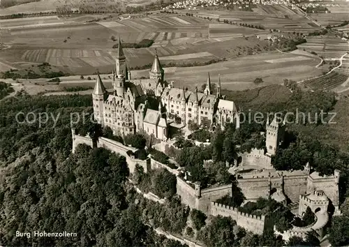 AK / Ansichtskarte Hohenzollern Fliegeraufnahme Burg Hohenzollern